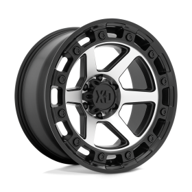 XD Wheels XD86279068500 Raid Wheel Satin Black Machined 17x9