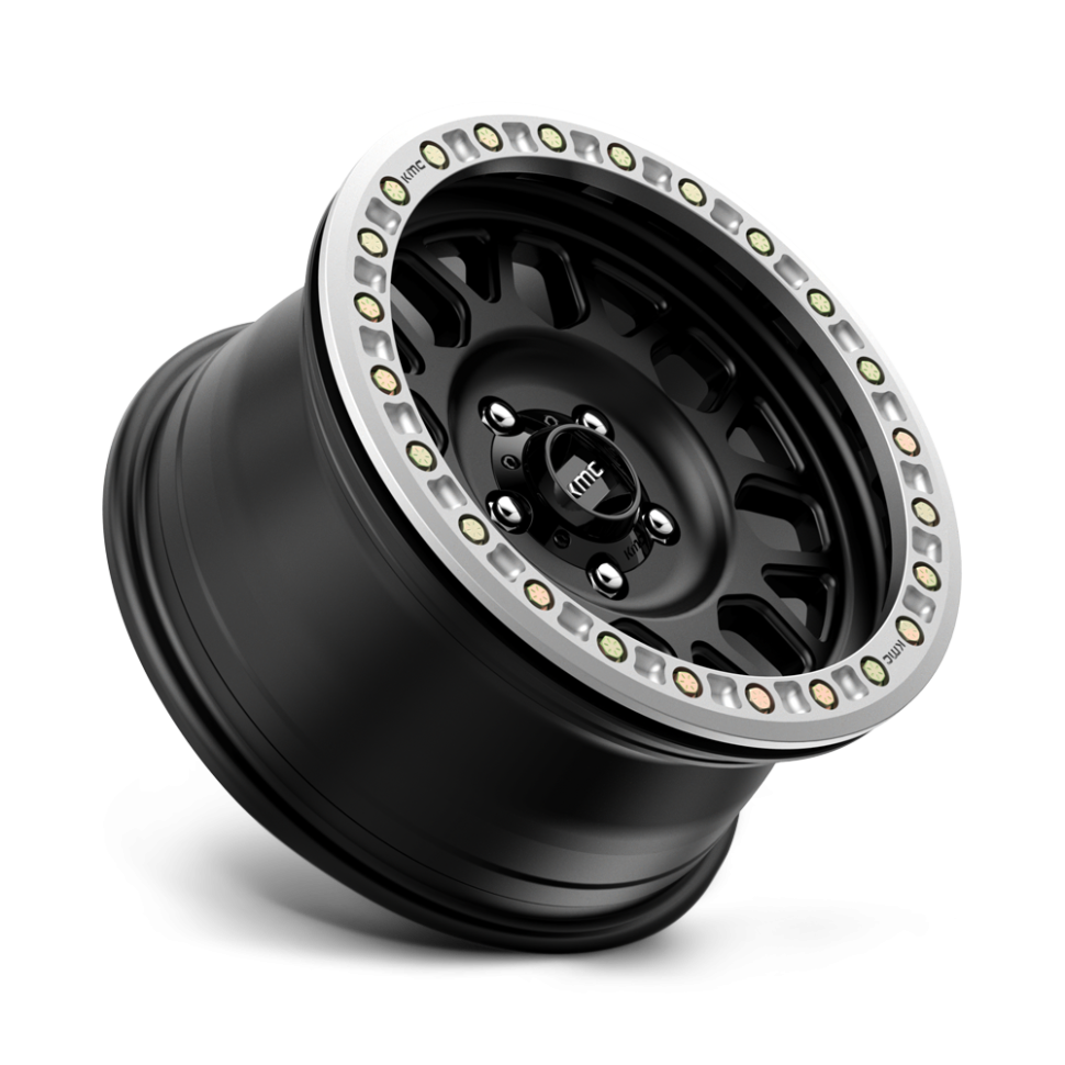 Колесный диск KMC Wheels Grenade Desert Beadlock Satin Black 17x8.5 ET KM23478563700