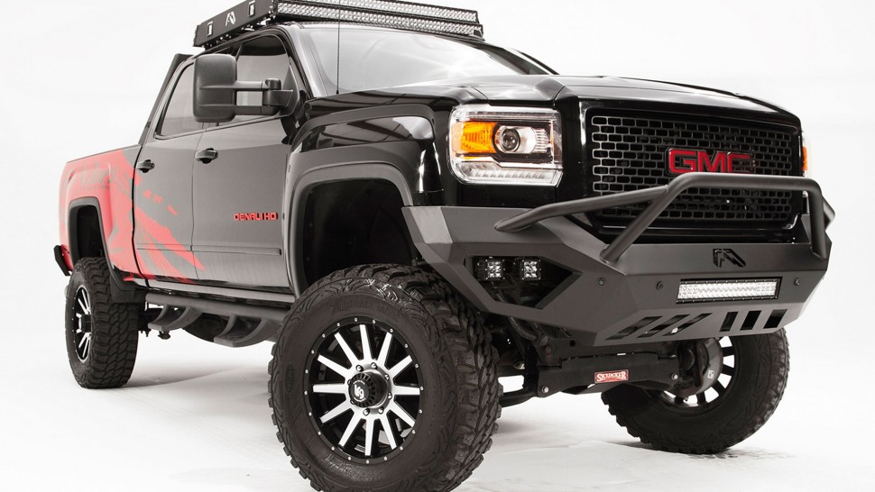 Передній бампер із центральною дугою Vengeance GMC Sierra 2500/3500 15-19 Fab Fours GM15-V3152-1