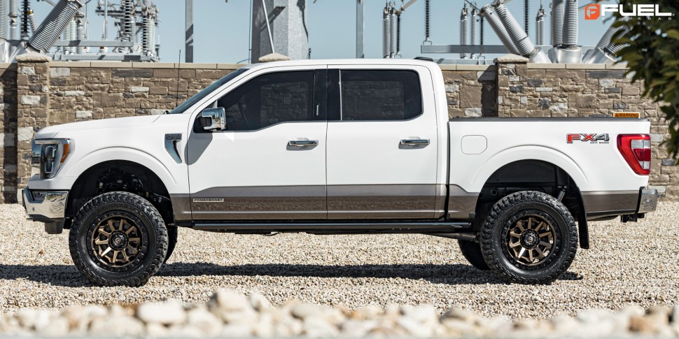 Fuel Off Road D69617907550 Covert Wheel Matte Bronze Black Bead Ring 17x9 +1