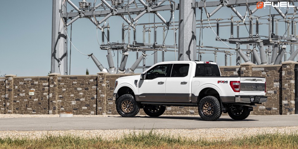 Fuel Off Road D69617907550 Covert Wheel Matte Bronze Black Bead Ring 17x9 +1