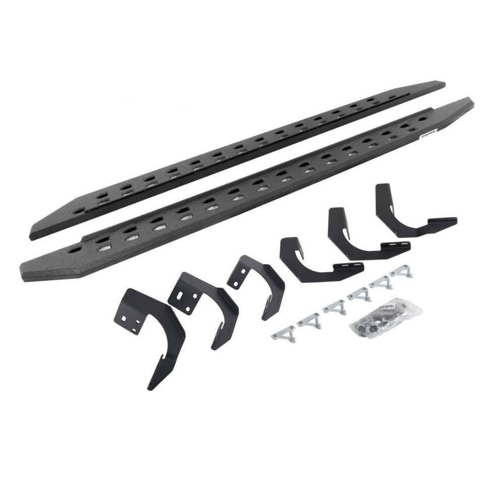 Подножки Dodge Ram 1500 15-22 Quad Cab RB20 Slim Go Rhino 69429980ST