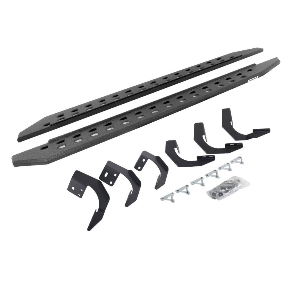 Подножки Dodge Ram 1500 15-22 Quad Cab RB20 Slim Go Rhino 69429980ST