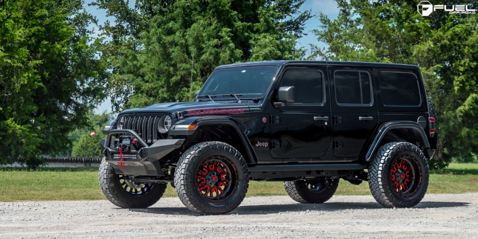 Колесный диск Fuel Off Road Stroke Gloss Black Red Tinted Clear 20x9 ET+20 D61220907057