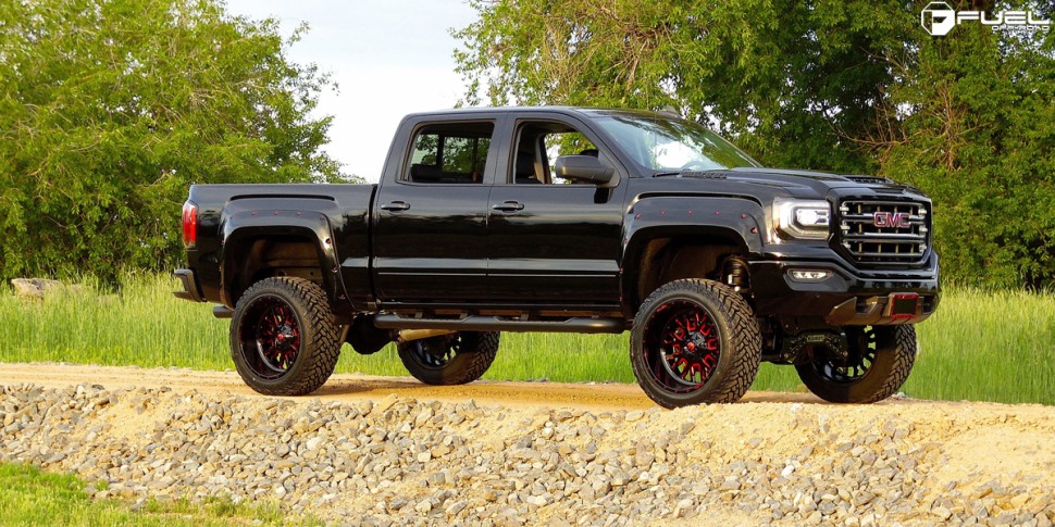 Колесный диск Fuel Off Road Stroke Gloss Black Red Tinted Clear 20x9 ET+20 D61220907057
