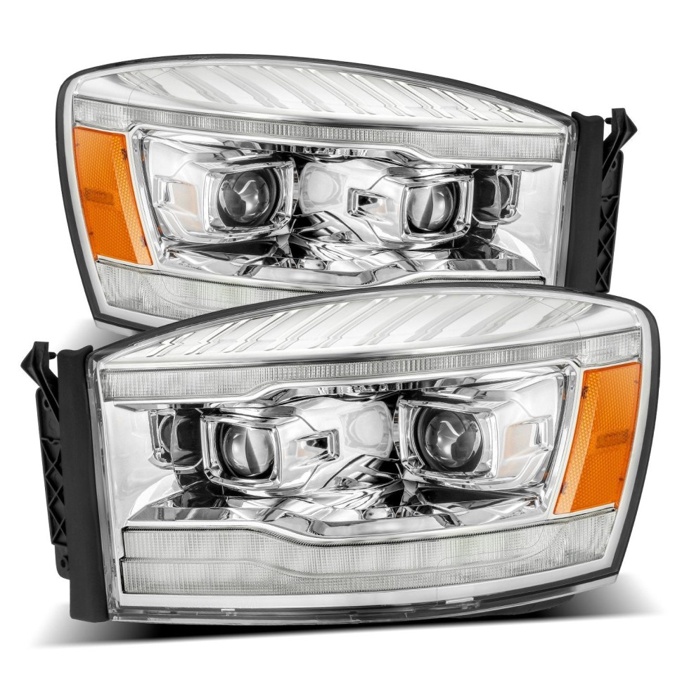 Комплект передних галогеновых фар Dodge Ram 1500/2500/3500 06-09 PRO-Series AlphaRex 880531