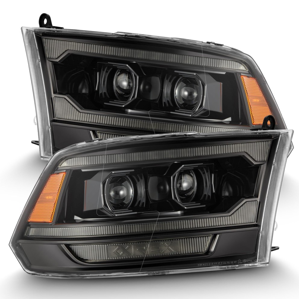 Комплект передних галогеновых фар Dodge Ram 1500/2500/3500/4500/5500 09-18 PRO-Series AlphaRex 880563