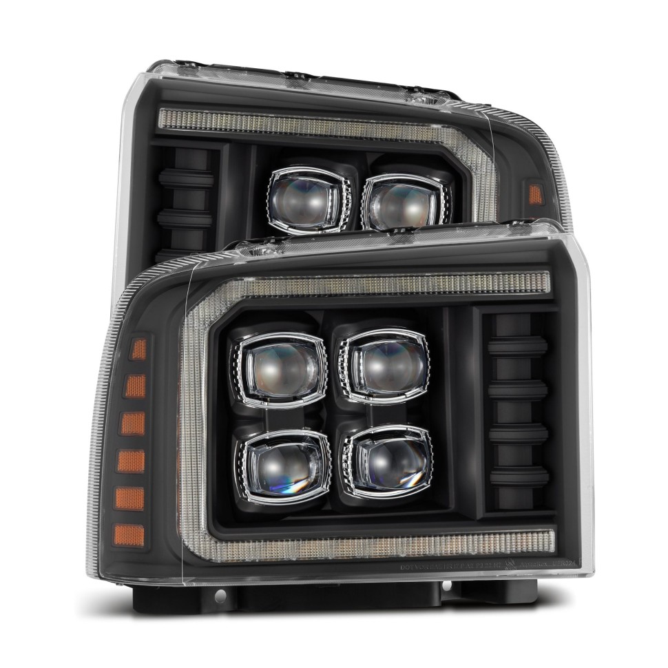 Комплект передних Led фар Ford F-250/F-350/F-450/F-550/Excursion 05-07 NOVA-Series AlphaRex 880319