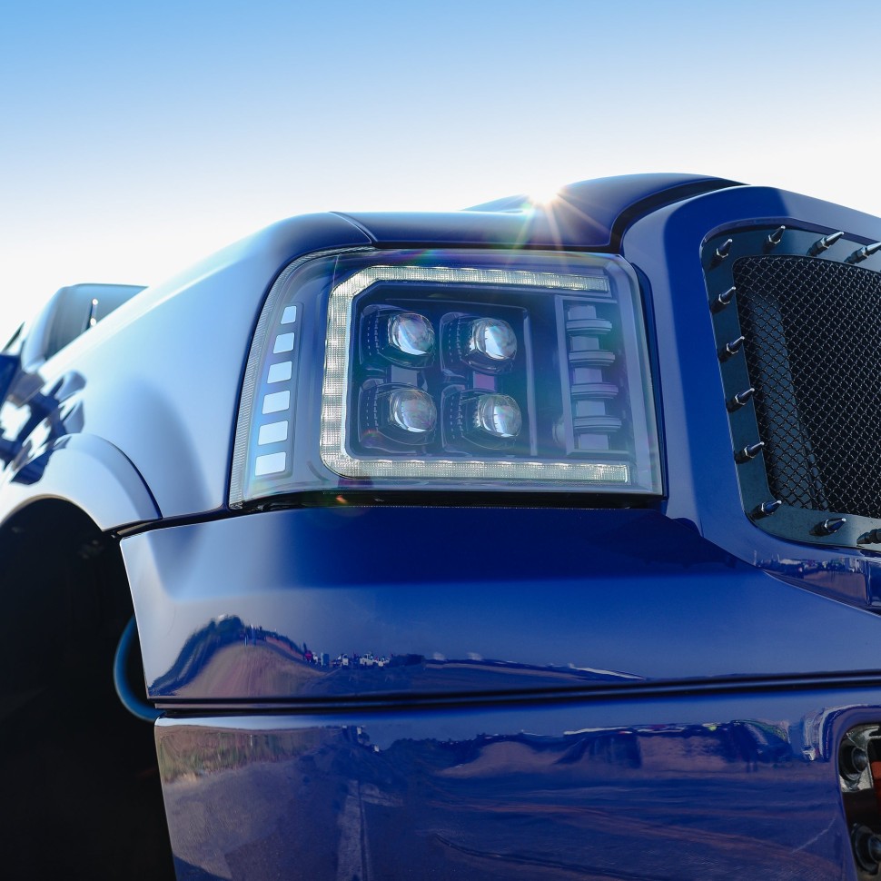 Комплект передних Led фар Ford F-250/F-350/F-450/F-550/Excursion 05-07 NOVA-Series AlphaRex 880319