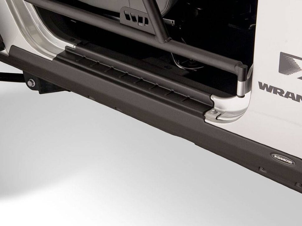 Накладки порогов Jeep Wrangler JK 07-18 Trail Armor Bushwacker 14011