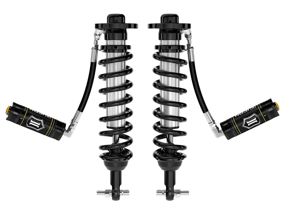 Icon Vehicle Dynamics 91818 2.5 VS Remote Reservoir Front Coilover Reservoir Shock Lift 0-3" Ford F-150 21-26 Pair