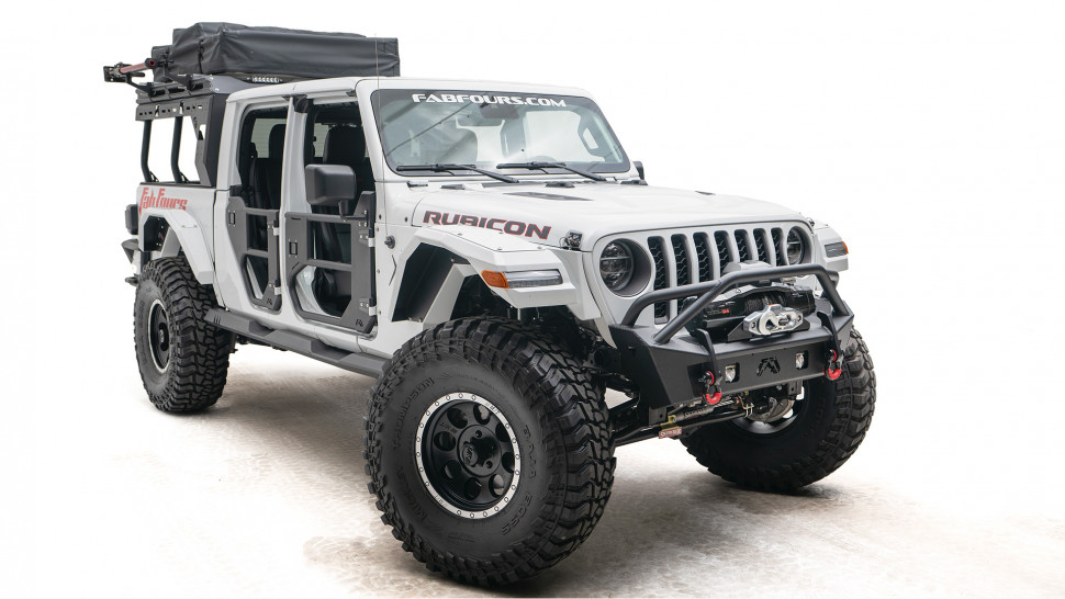 Fab Fours JL18-B4752-1 Stubby Bumper Jeep Wrangler JL/Gladiator 18-22