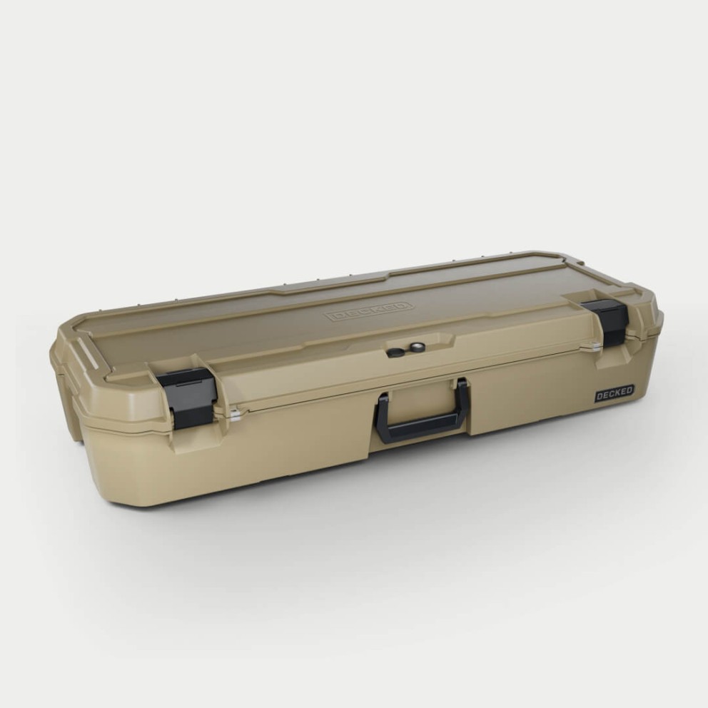 Decked A0031-MANF-TAN Honcho 80 Storage CasesWith PuzzleFoam Desert Tan
