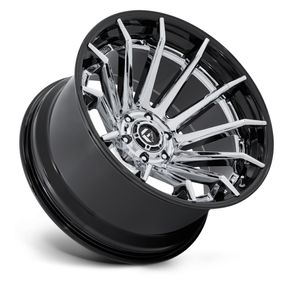 Колесный диск Fuel Off Road Burn Chrome W/Gloss Black Lip 22x12 ET-44 FC403PB22126344N
