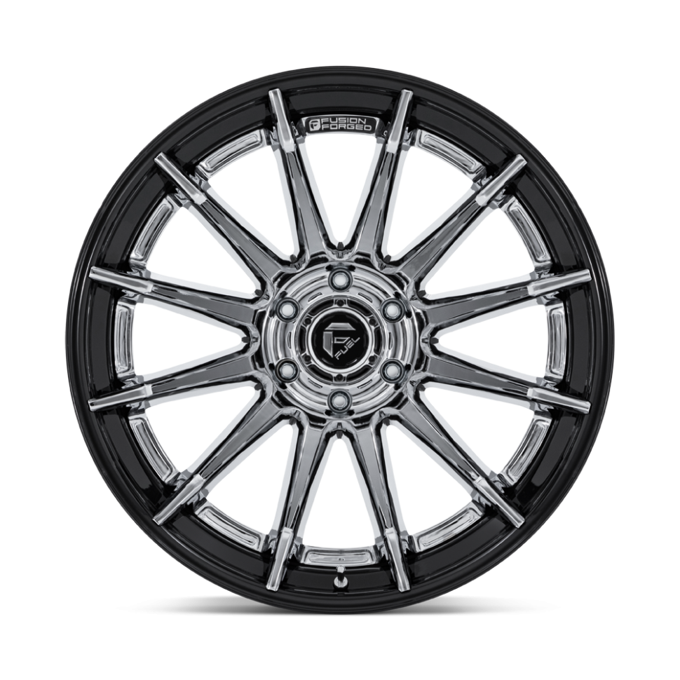 Колесный диск Fuel Off Road Burn Chrome W/Gloss Black Lip 22x12 ET-44 FC403PB22126344N
