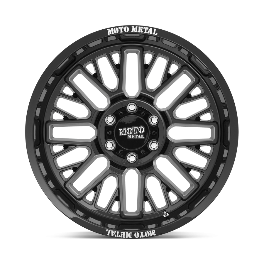Колесный диск Moto Metal MO802 Gloss Black Milled 20x10 ET-18 MO80221050318N