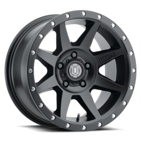 Icon Vehicle Dynamics 1817857345SB Rebound Wheel Satin Black 17x8.5 Offset -6