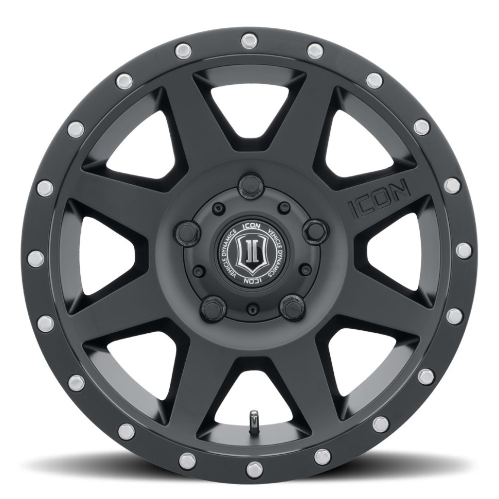 Icon Vehicle Dynamics 1817857345SB Rebound Wheel Satin Black 17x8.5 Offset -6