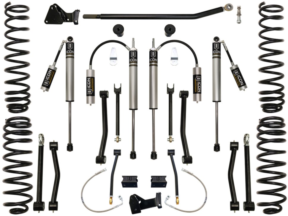 Ліфт-комплект підвіски Jeep Wrangler JK 07-18 Stage 2 Lift 4.5" Icon Vehicle Dynamics K24002