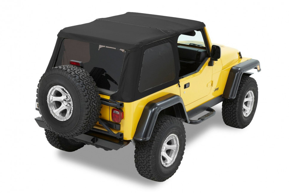 Bestop 5682035 Trektop Soft Top Jeep Wrangler TJ 97-06 (Black Diamond)  купить в интернет магазине | 4x4ok