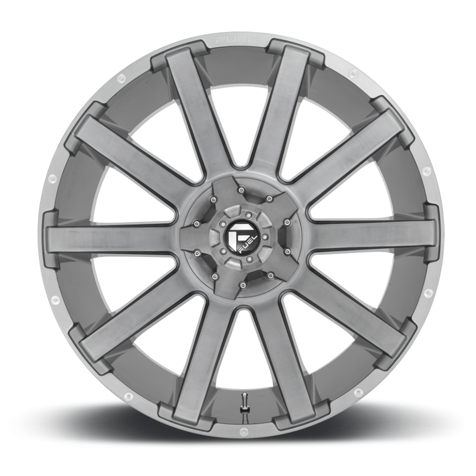 Колесный диск Fuel Off Road Contra Brushed Gun Metal Tinted Clear 20x9 ET+2 D71420909849