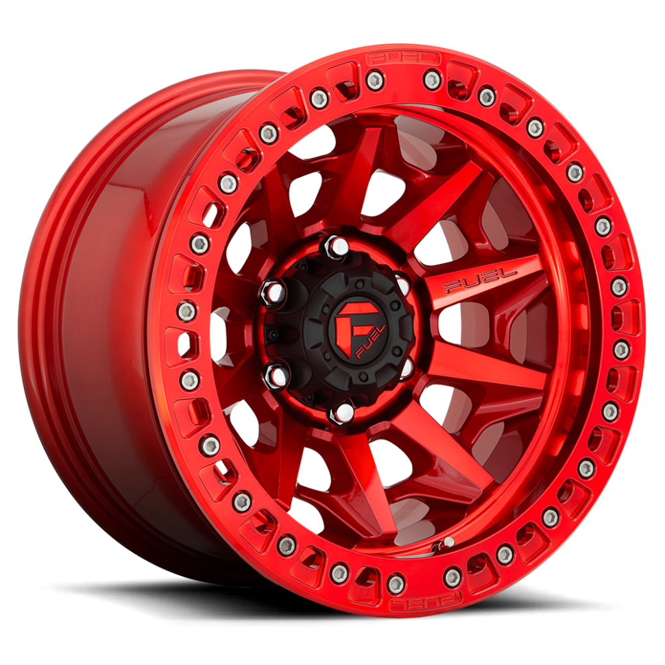Fuel Off Road D11317908945 Covert Beadlock Wheel Candy Red 17x9 -15