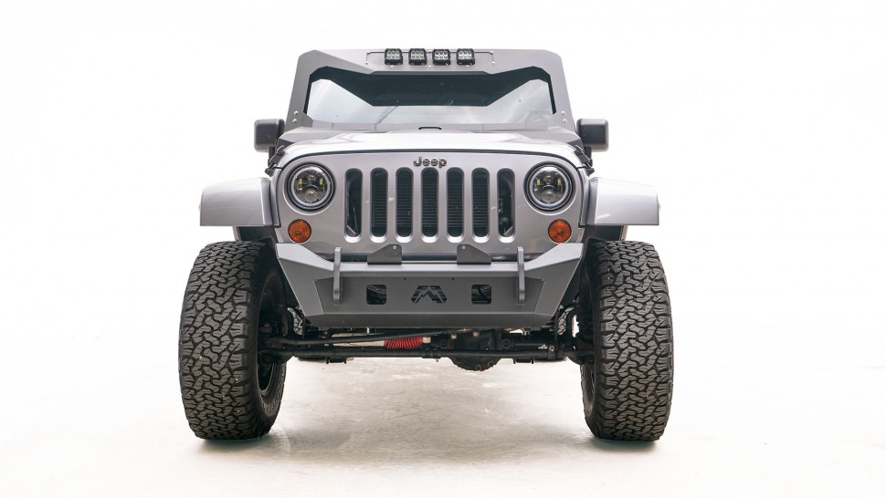 Fab Fours JK07-B1951-1 Stubby Bumper Jeep Wrangler JK 07-18
