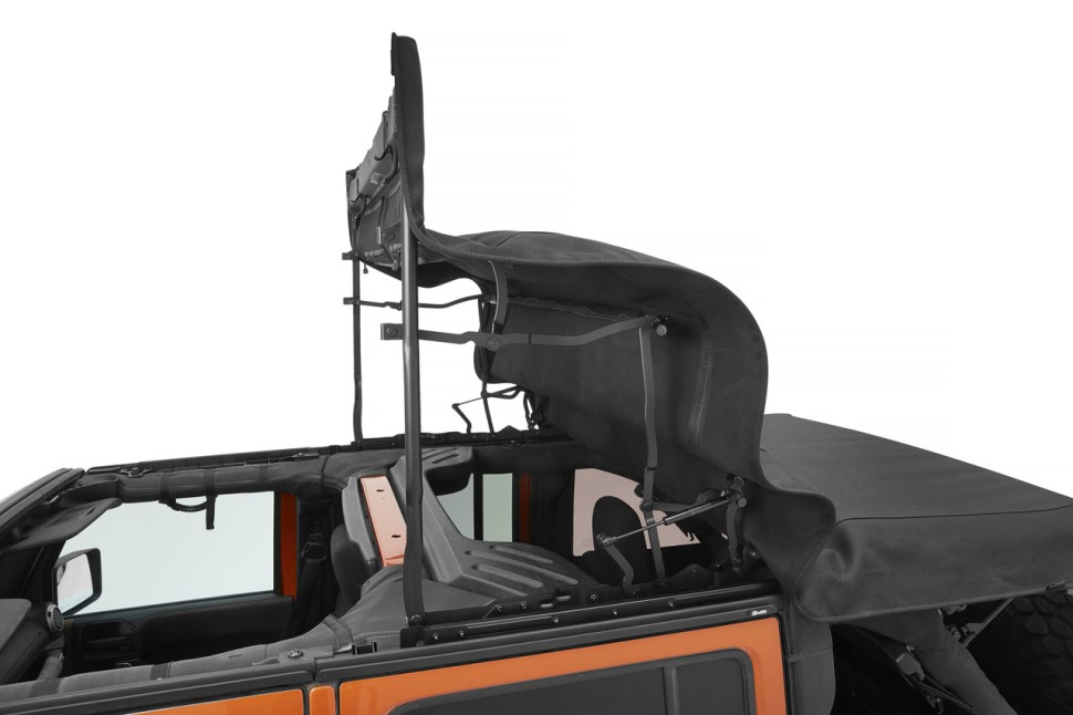 М’який дах Supertop Ultra Soft Top Premium Black Twill Jeep Wrangler JK 07-18 4 Door Bestop 5472417