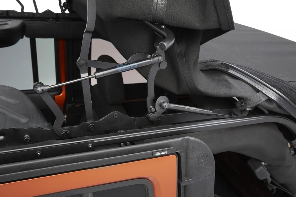 М’який дах Supertop Ultra Soft Top Premium Black Twill Jeep Wrangler JK 07-18 4 Door Bestop 5472417