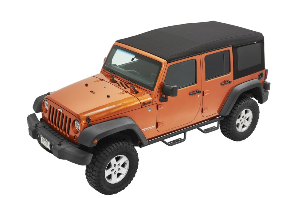 М’який дах Supertop Ultra Soft Top Premium Black Twill Jeep Wrangler JK 07-18 4 Door Bestop 5472417