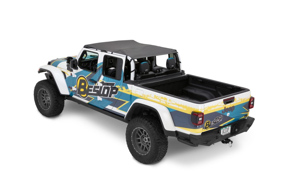 Safari Bikini Top Black Diamond Jeep Gladiator JT 20-23 Bestop 5261435