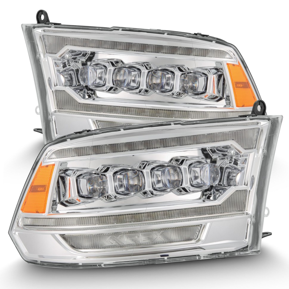 Комплект передних Led фар Dodge Ram 1500/2500/3500/4500/5500 09-18 NOVA-Series AlphaRex 880556
