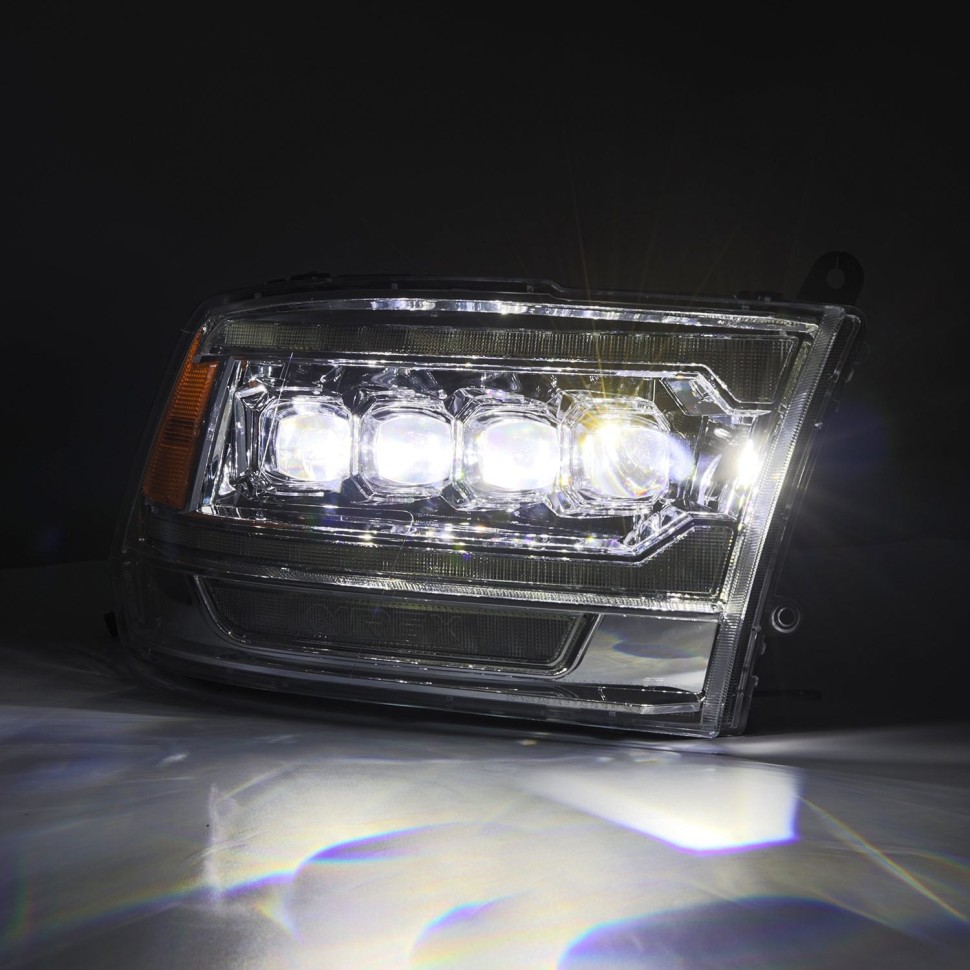 Комплект передних Led фар Dodge Ram 1500/2500/3500/4500/5500 09-18 NOVA-Series AlphaRex 880556