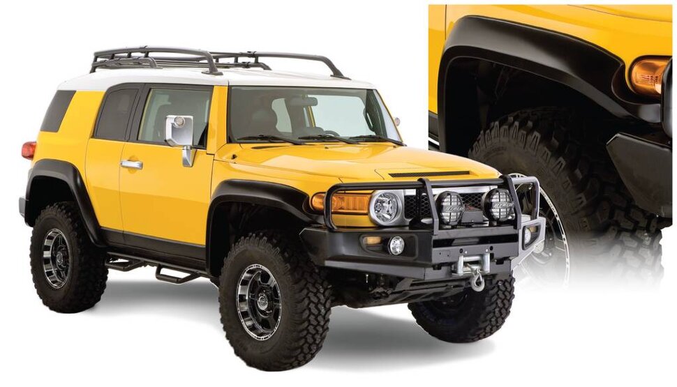 Bushwacker 31924-02 Extend A Fender Flares Set 4 PC Toyota FJ Cruiser 07-14