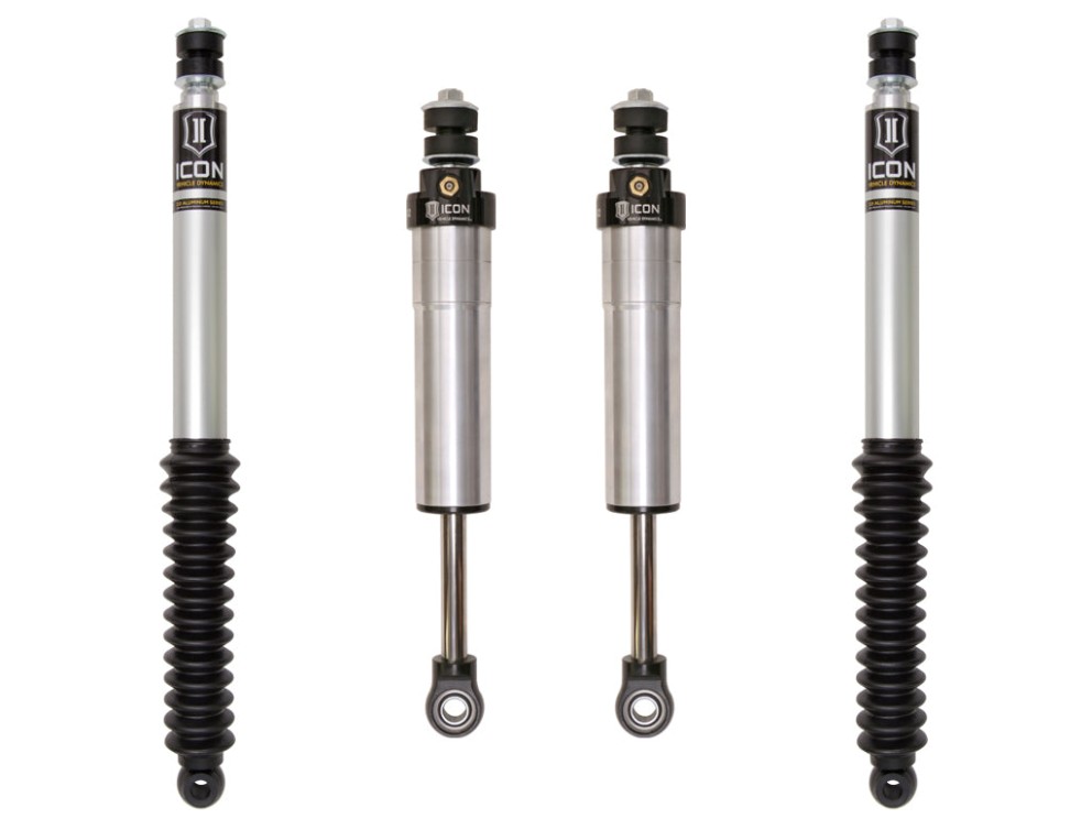Icon Vehicle Dynamics K53081 2.5 Series 4Pc Suspension Dampers Lift 0-2" Toyota Land Cruiser 100 98-07