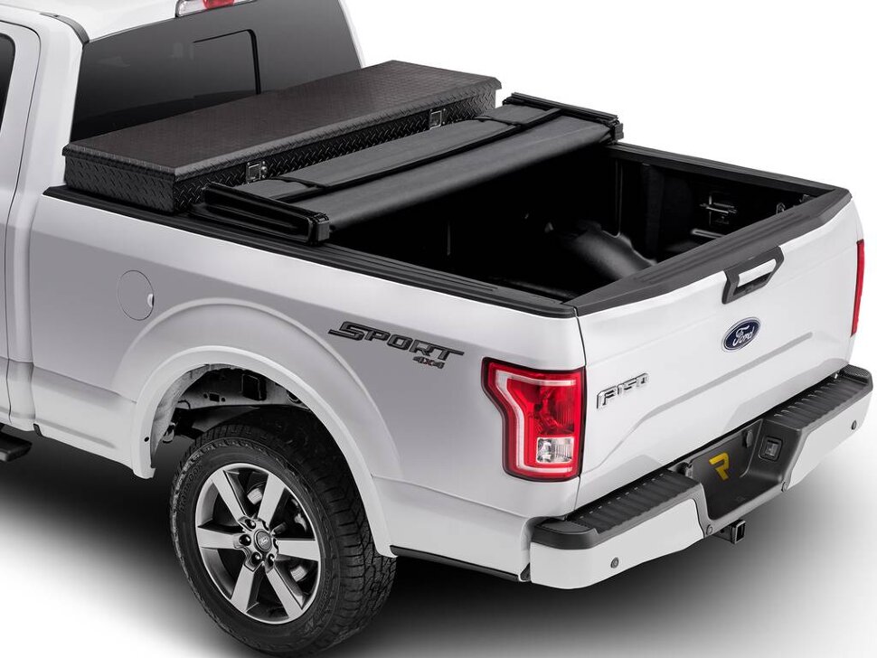 Крышка багажника складная мягкая Ford F-150 15-20 8' Trifecta Toolbox 2.0 Extang 93485