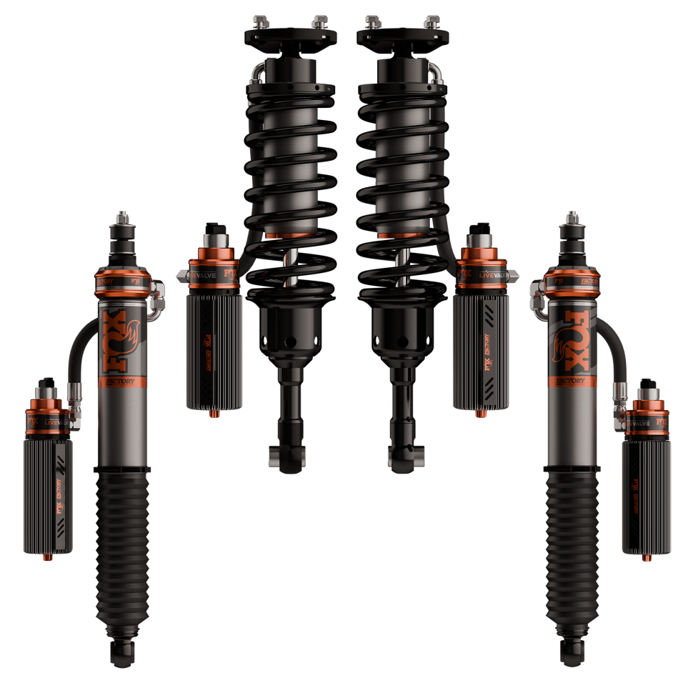 Комплект регулируемых амортизаторов с резервуаром Toyota Tacoma 24-25 Live Valve 3.2 Lift 2-3" Fox 883-06-259 Комплект 4 шт.