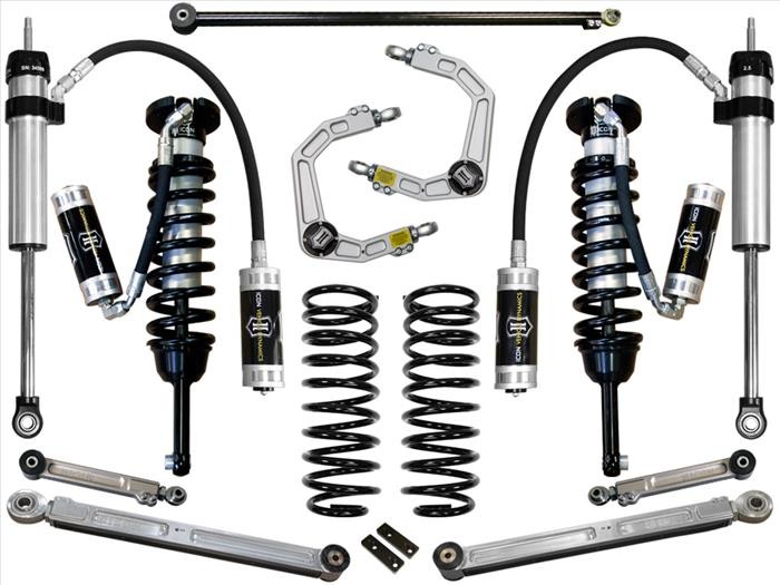 ICON K53066 Stage 6 Suspension System 0-3.5" W/Billet UCA Toyota FJ Cruiser/4Runner 10-21