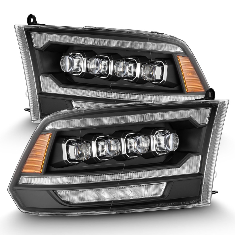 Комплект передних Led фар Dodge Ram 1500/2500/3500/4500/5500 09-18 NOVA-Series AlphaRex 880555