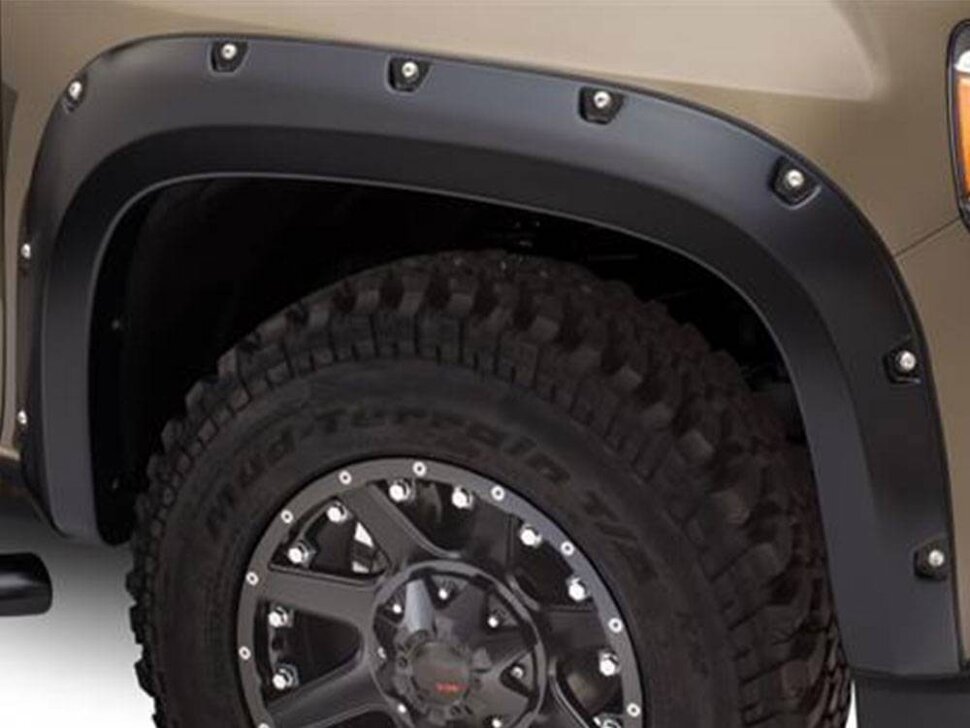 Bushwacker 40141-02 Pocket Style Fender Flares Set 2PC Front GMC Canyon 15-20