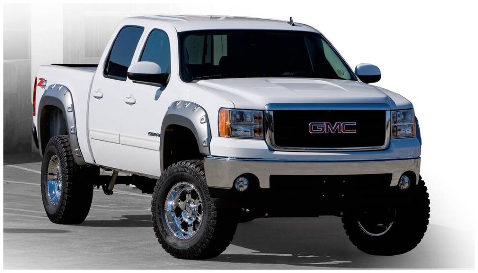 Bushwacker 40083-02 Pocket Style Boss Fender Flares Set 2PC Front GMC Sierra 1500 07-13