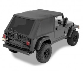 М`який дах софт Топ Jeep Wrangler TJ 04-06 (Black Twill) Trektop Bestop 5682135