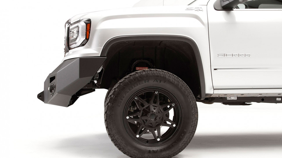 Fab Fours GS14-F3150-1 Premium Front Bumper With Full Guard GMC Sierra 1500 14-15