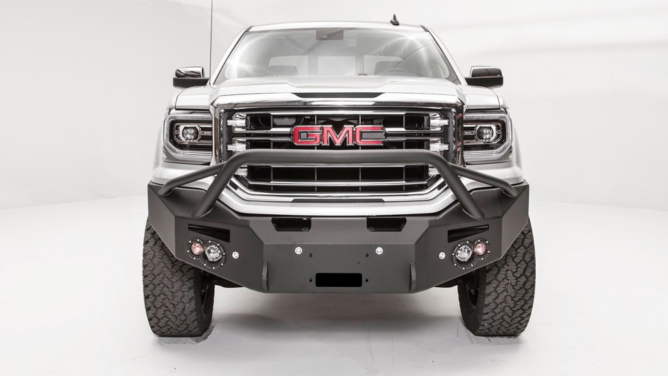 Fab Fours GS14-F3150-1 Premium Front Bumper With Full Guard GMC Sierra 1500 14-15