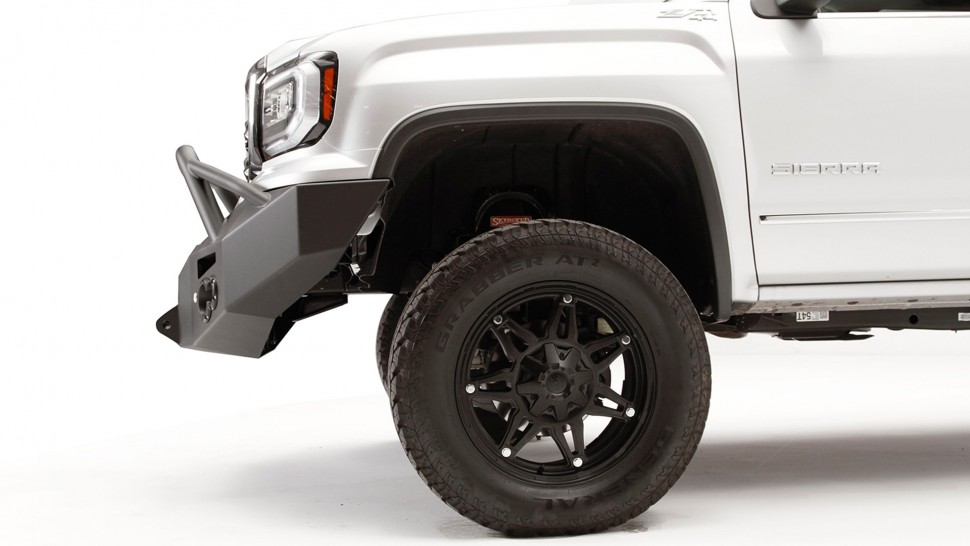 Fab Fours GS14-F3150-1 Premium Front Bumper With Full Guard GMC Sierra 1500 14-15
