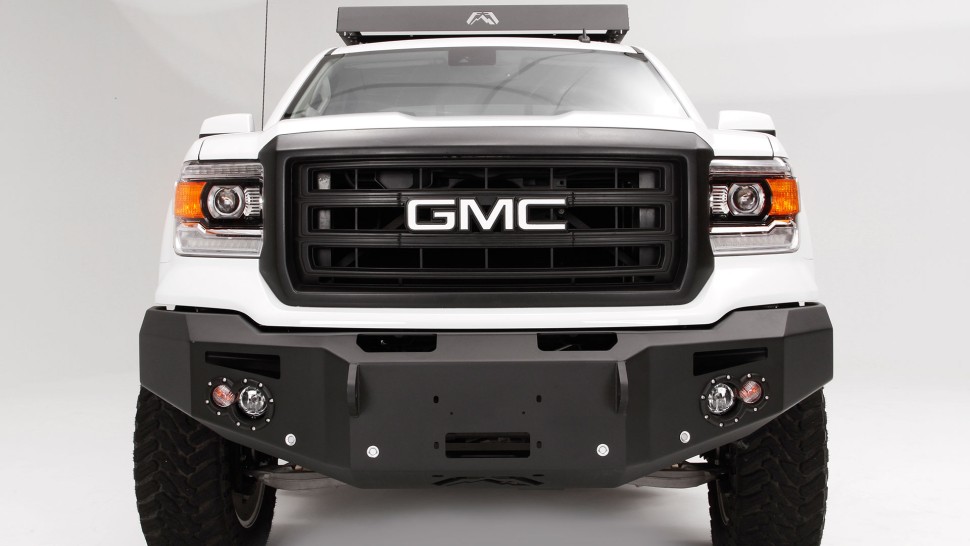 Fab Fours GS14-F3150-1 Premium Front Bumper With Full Guard GMC Sierra 1500 14-15