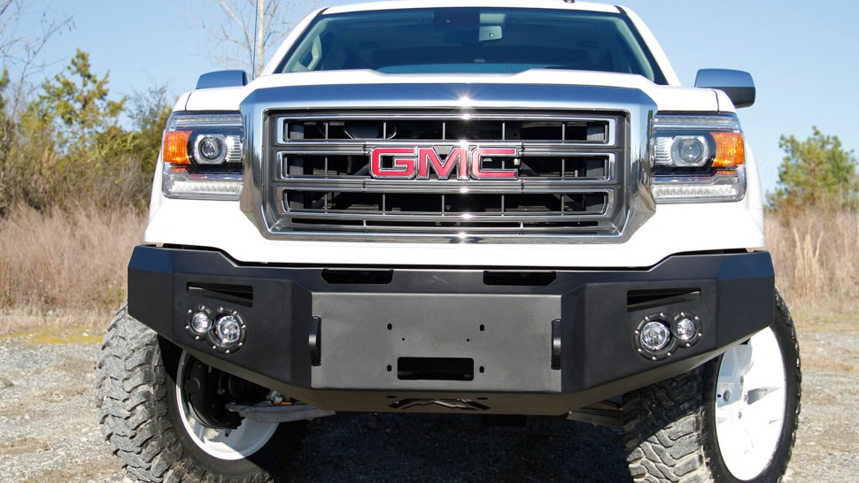 Fab Fours GS14-F3150-1 Premium Front Bumper With Full Guard GMC Sierra 1500 14-15