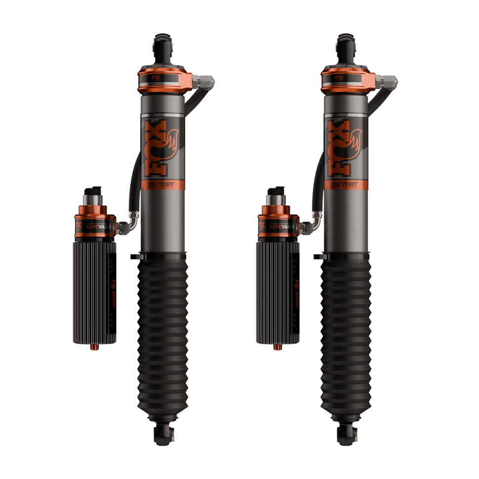 Комплект регульованих амортизаторів з резервуаром Ford F-150 24-25 Live Valve 3.2 Lift 2-2.5" Fox 883-06-257 Комплект 4 шт.