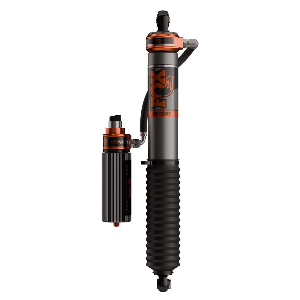 Комплект регульованих амортизаторів з резервуаром Ford F-150 24-25 Live Valve 3.2 Lift 2-2.5" Fox 883-06-257 Комплект 4 шт.