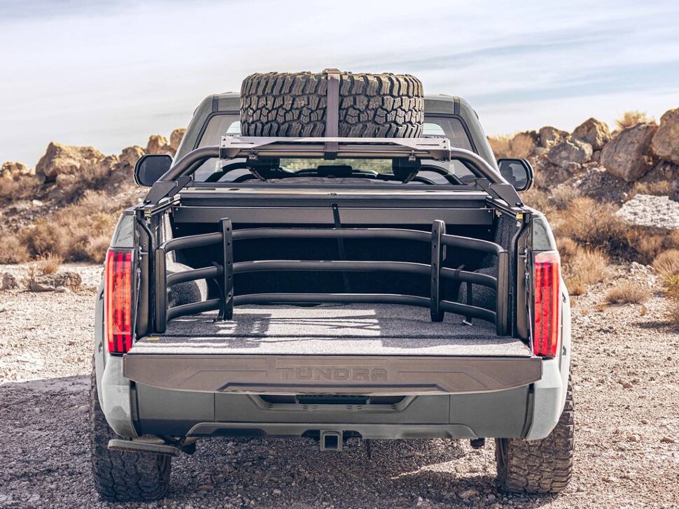 AMP Research 75313-01A BedStep Retractable Flip Down Bumper Step Ford F-250/F-350/F-450 17-22